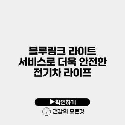 블루링크 라이트 서비스로 더욱 안전한 전기차 라이프