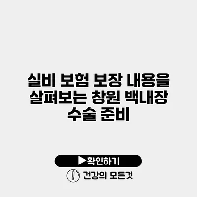 실비 보험 보장 내용을 살펴보는 창원 백내장 수술 준비